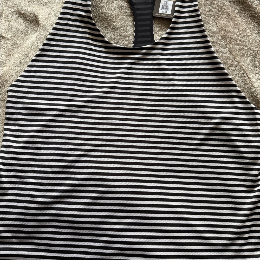 CALIA Black and White reversible Tank Top